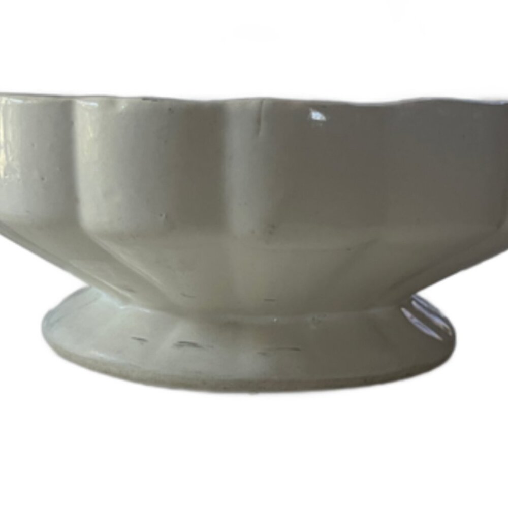 Vintage White Porcelain Planter